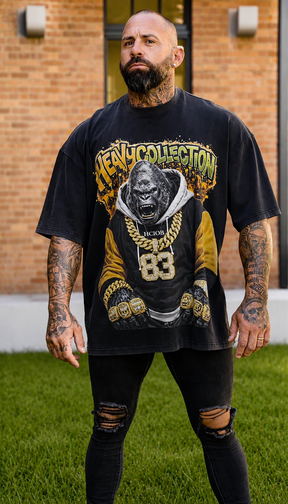 PRIMAL EMPIRE OVERSIZED VINTAGE TEE