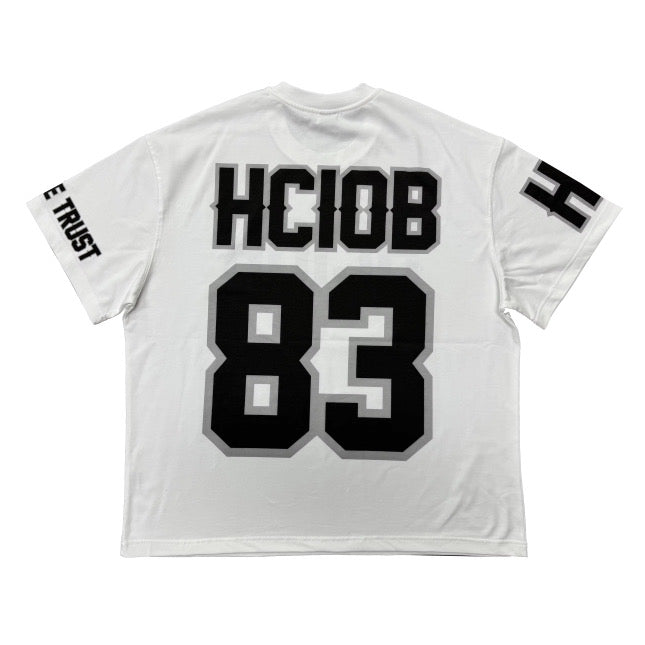 OVERSIZED WHITE WOLF SPORTS TEE