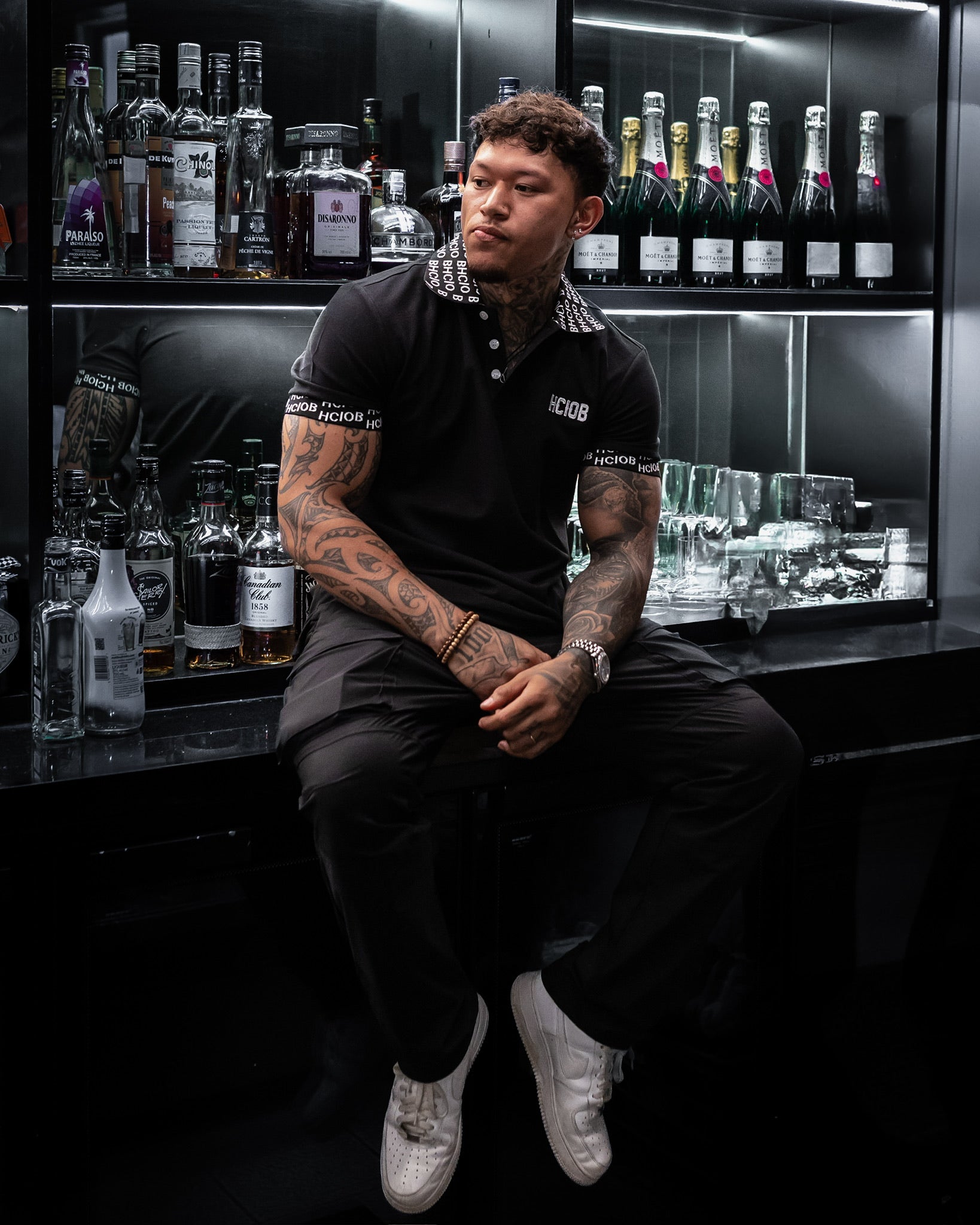HCIOB POLO (BLACK)