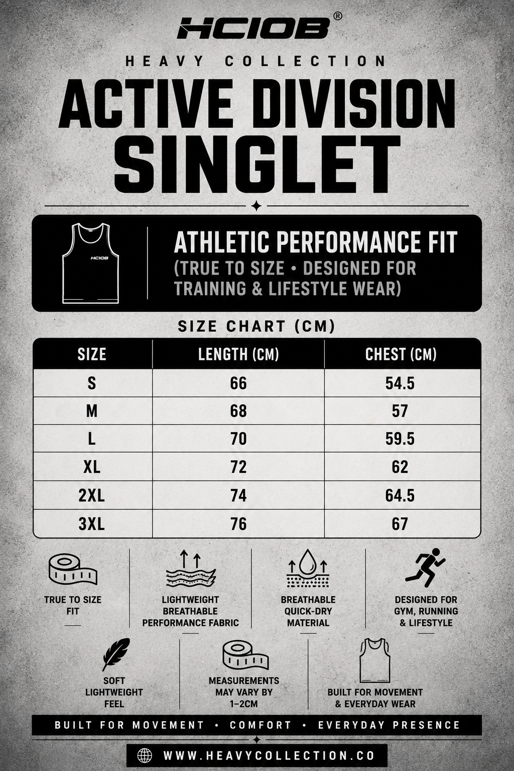 ACTIVE DIVISION SINGLET